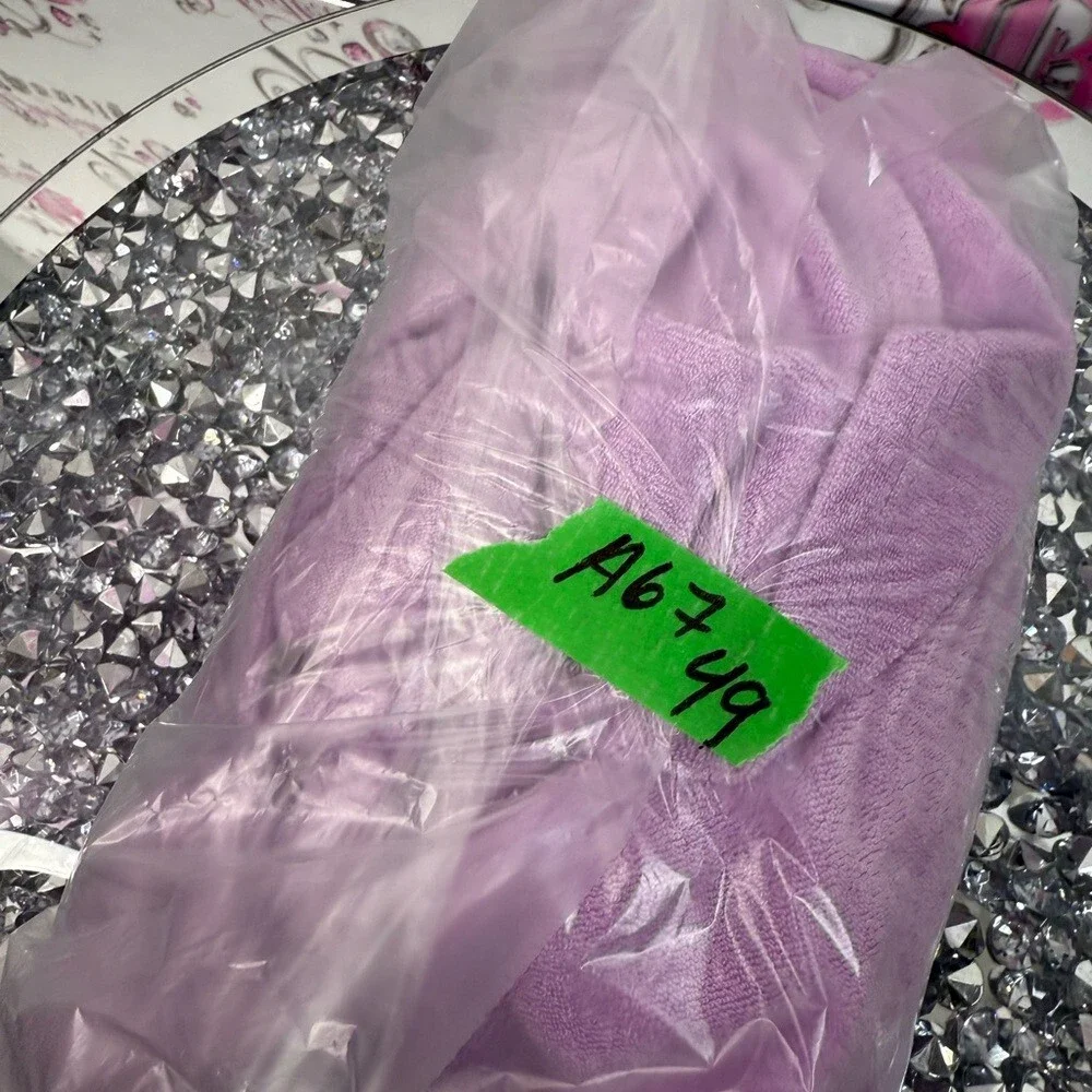 MAJORELLE dress cut out sides Oring detail terry cloth towel Lavender Dress - Picture 15 of 15